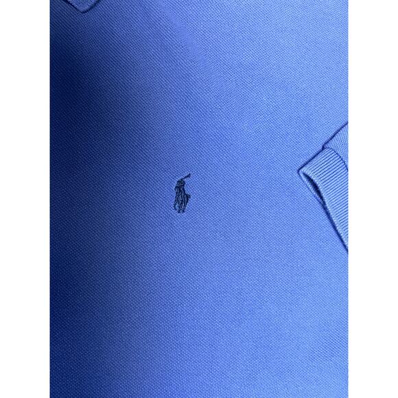 Polo Ralph Lauren Shirt Polo Y2K 2000s Pony Sz XL (18-20) Mens Blue - Picture 3 of 5